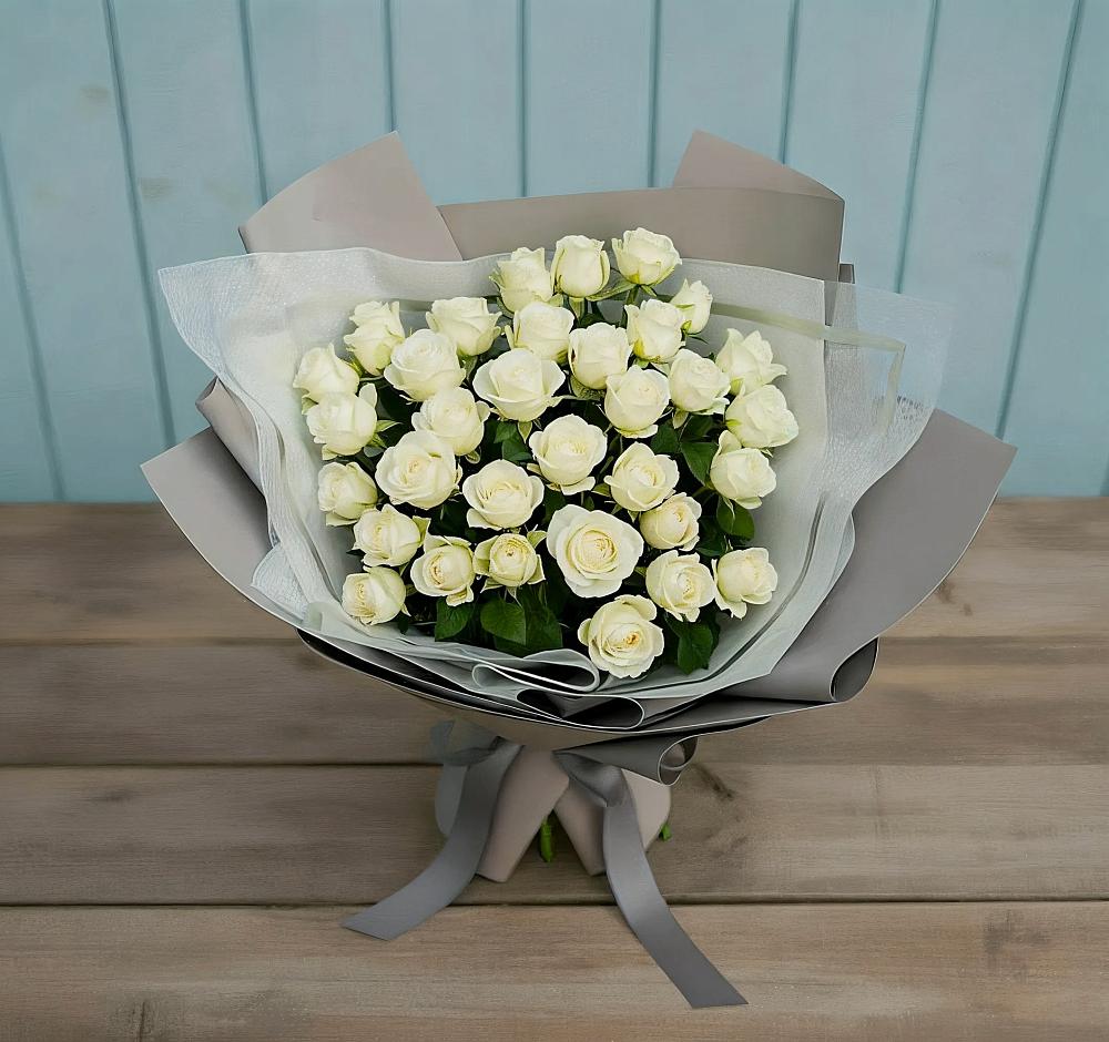 Букет Белоснежная нежность в Серафимовиче