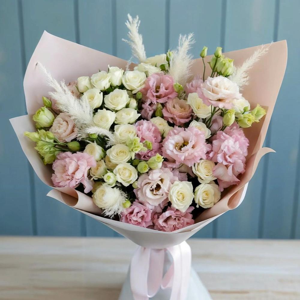 Букет цветов из: Альстромерии и Розы в Серафимовиче