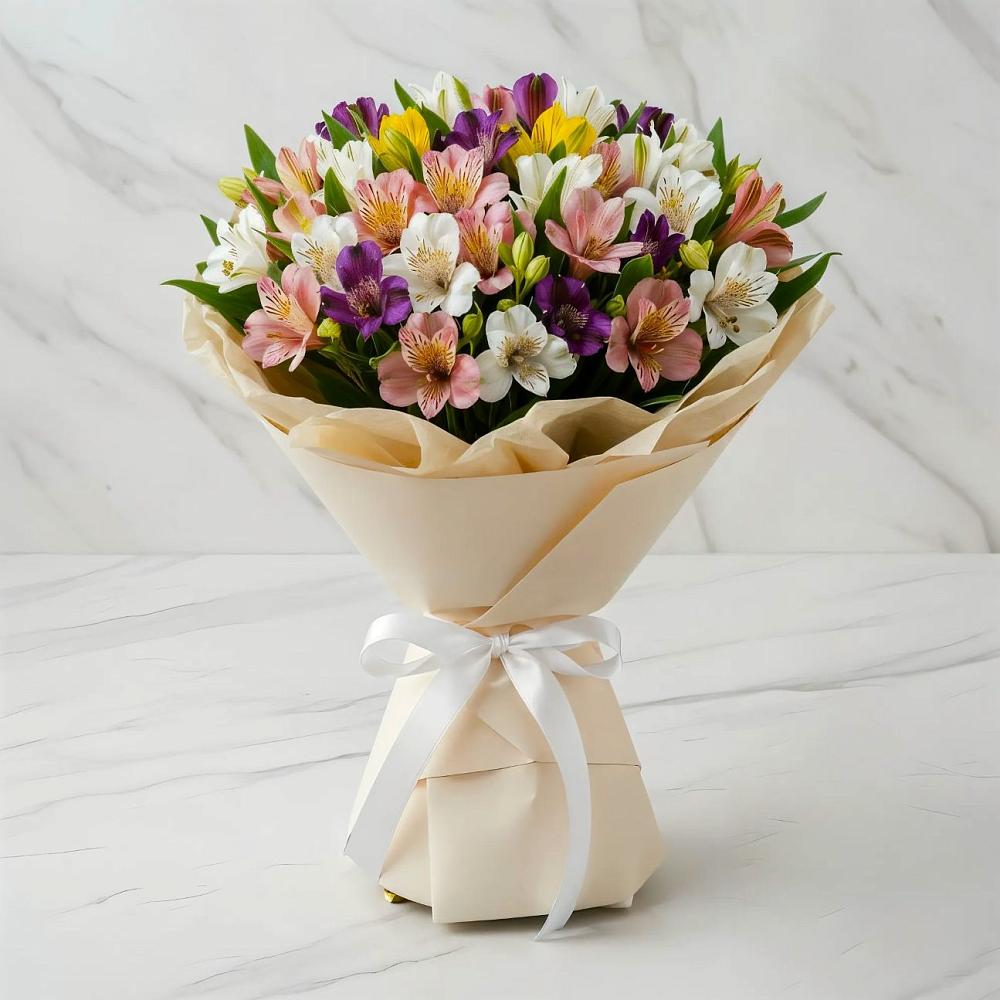 Букет цветов из: Альстромерии в Серафимовиче