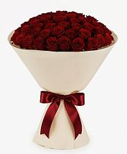 Букет 101 Бордовая роза Блэк Бакарра в Серафимовиче