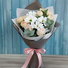 Букет цветов из:  Хризантемы и Розы #REPLACE_PRED# Серафимовиче