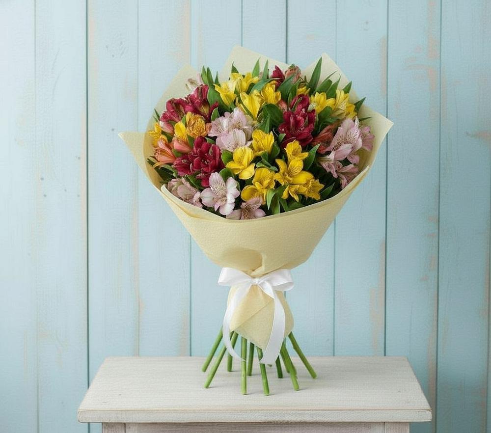 Букет цветов из: Альстромерии в Серафимовиче