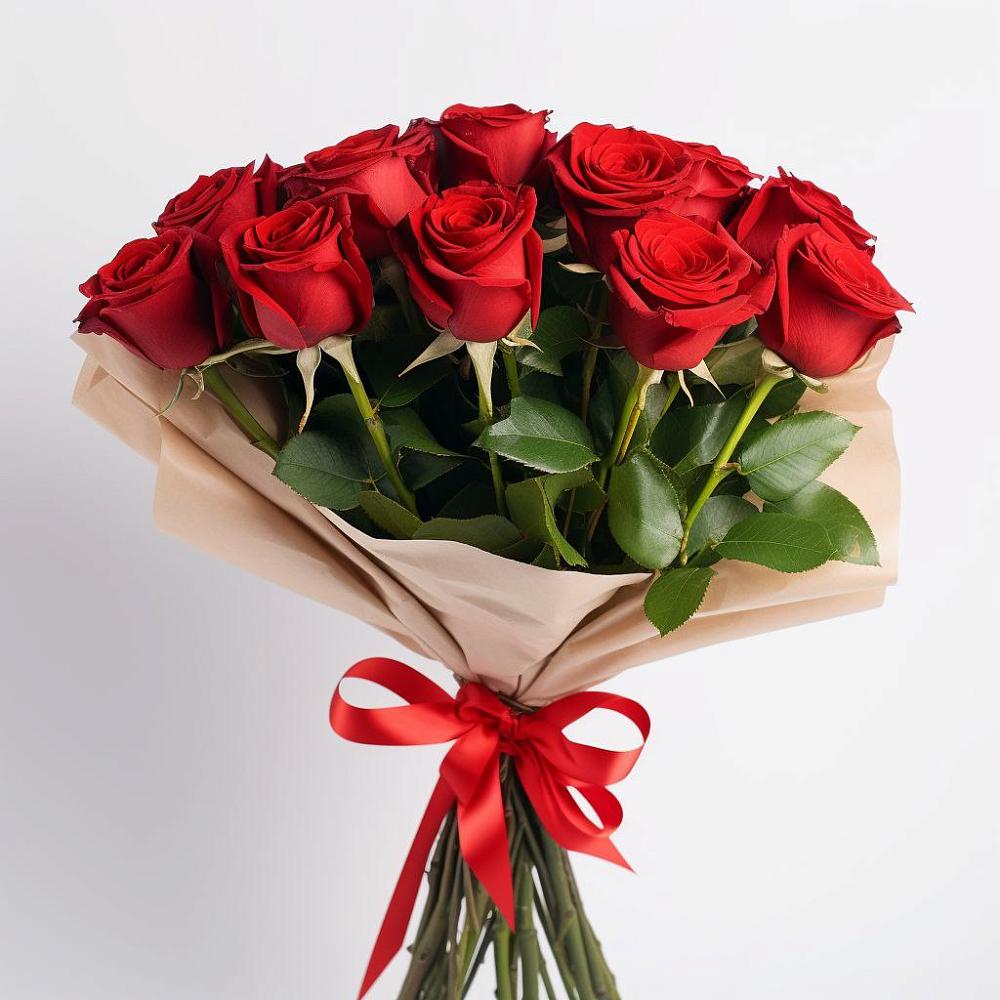 Букет 11 Красных роз Эдлесс Лав в Серафимовиче